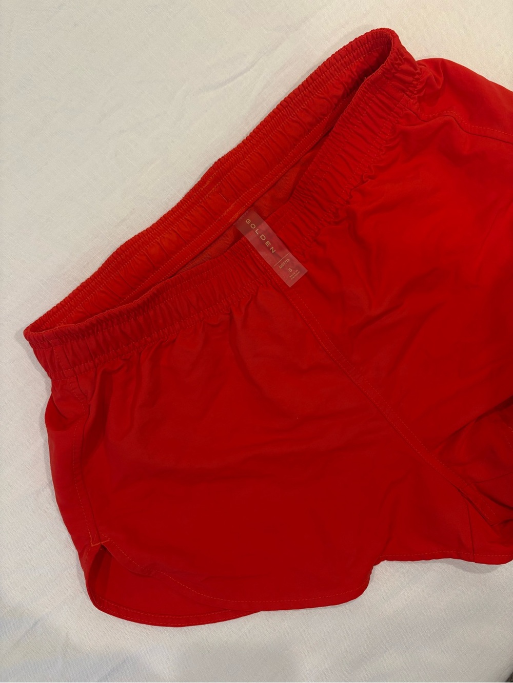 Aritzia Red Women's Athletic Shorts